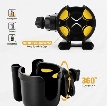 2-in-1 Stroller Cup & Phone Holder