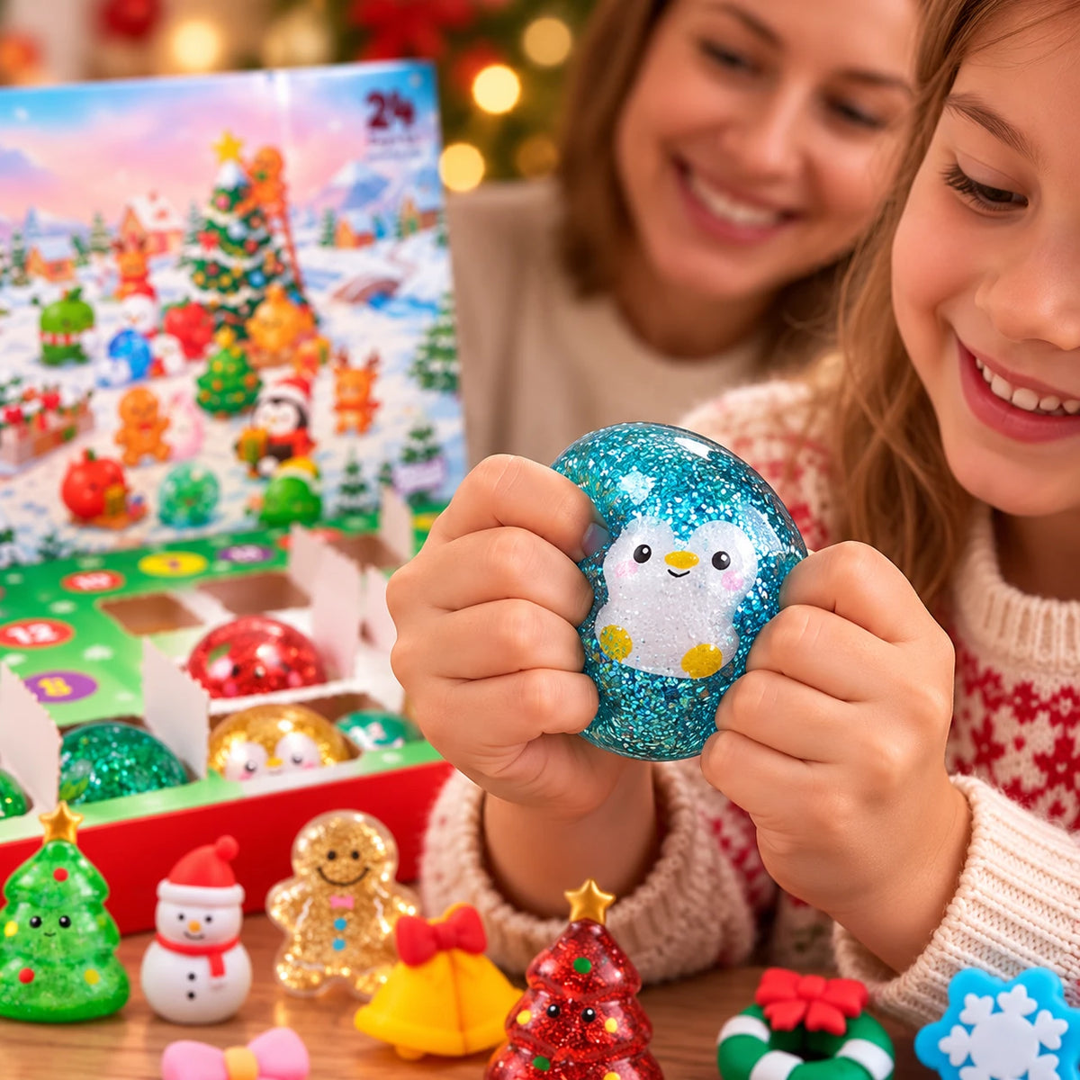 Penguins, reindeer, gingerbread men and mini trees